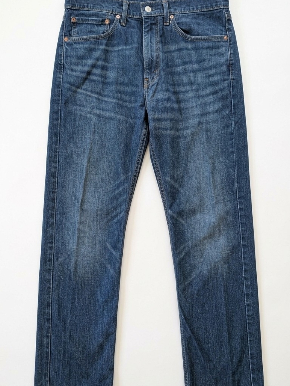 Levi's Men's Dark Blue Straight Leg Jeans